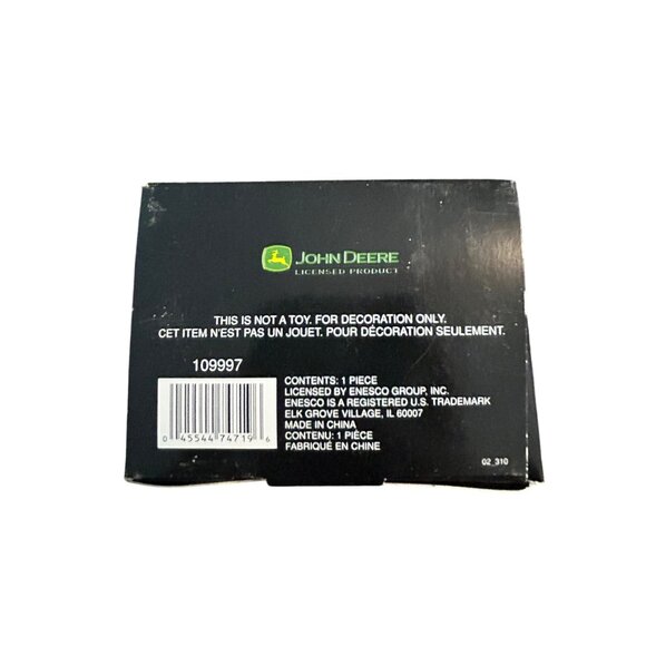 John Deere Model D Hanging Ornament Licensed Collectible By Enesco - Picture 3 of 3